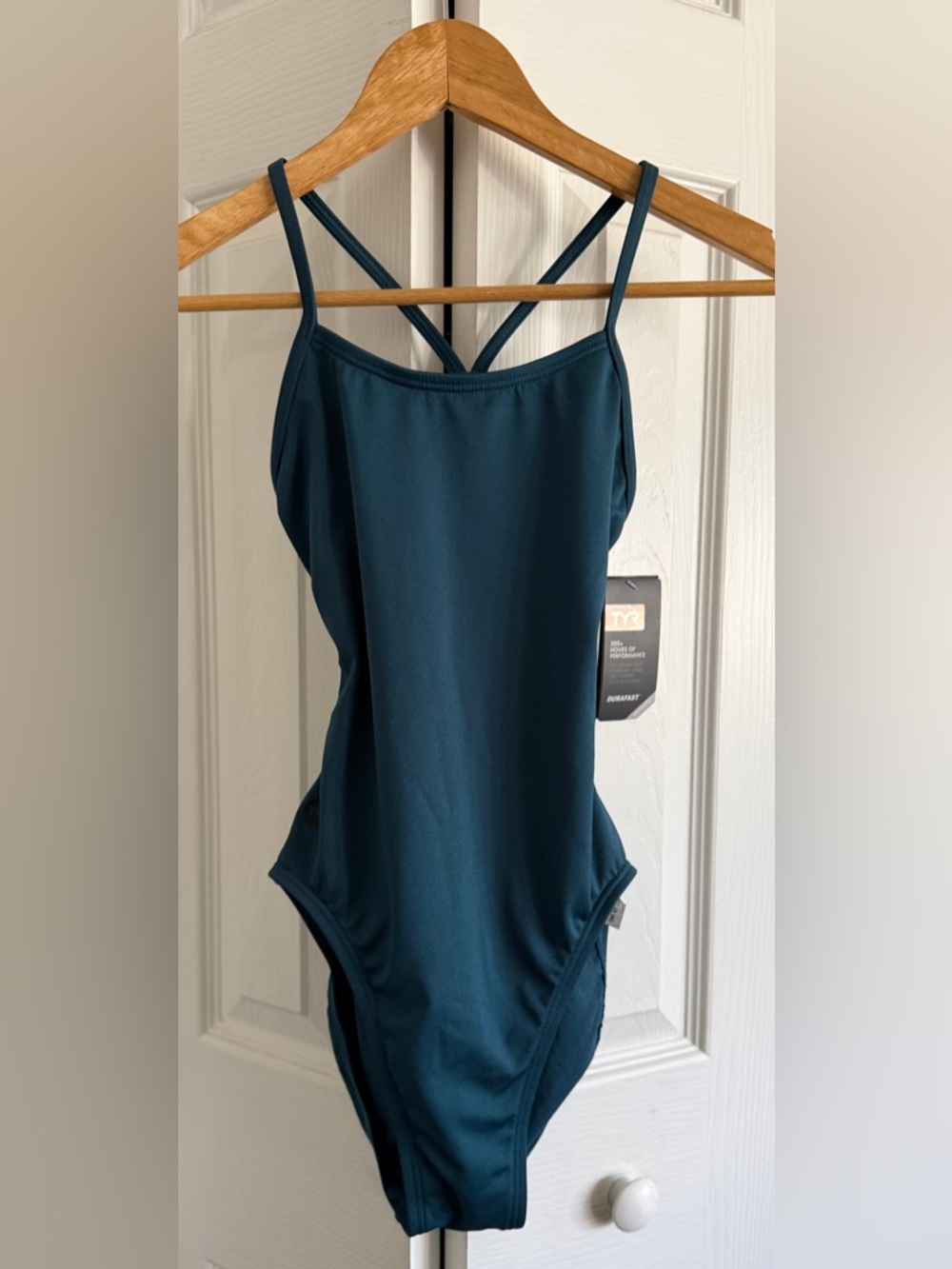 TYR Teal Training One-Piece Swimsuit